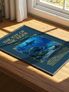 The Eye of the Tiger Minimalist Book Poster by Wilbur Smith – image 4