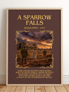 A Sparrow Falls Minimalist Book Poster by Wilbur Smith – image 2