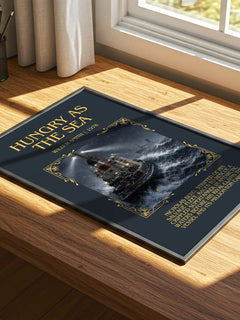 Hungry as the Sea Minimalist Book Poster by Wilbur Smith – image 4