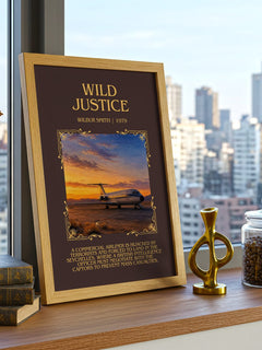 Wild Justice Minimalist Book Poster by Wilbur Smith – image 3