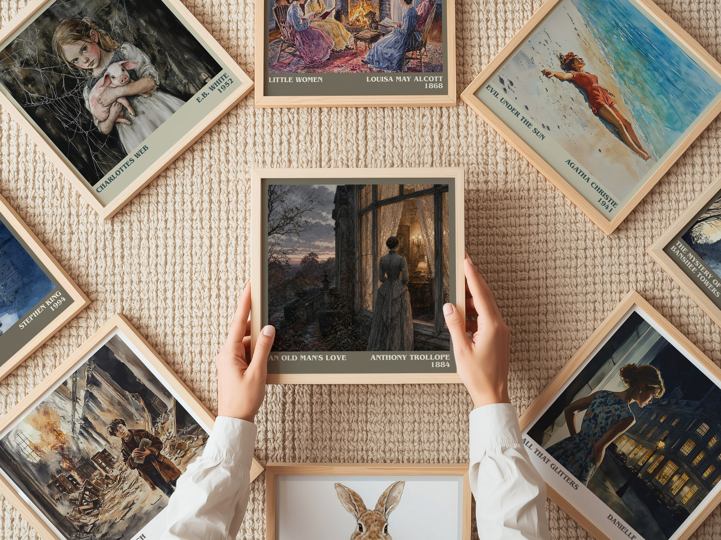An Old Man'S Love literary book poster framed on wall – literary fiction wall art