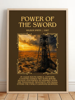 Power of the Sword Minimalist Book Poster by Wilbur Smith – image 2
