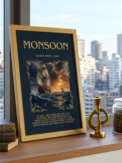 Monsoon Minimalist Book Poster by Wilbur Smith – image 3