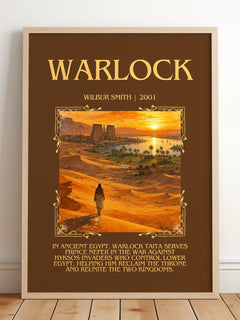Warlock Minimalist Book Poster by Wilbur Smith – image 2