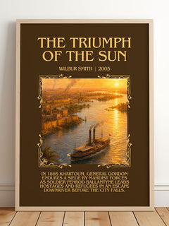The Triumph of the Sun Minimalist Book Poster by Wilbur Smith – image 2