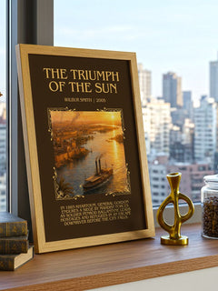 The Triumph of the Sun Minimalist Book Poster by Wilbur Smith – image 3