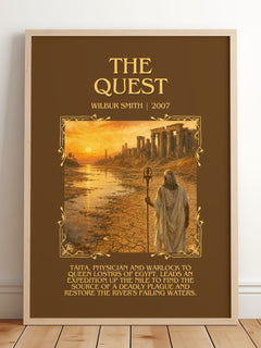 The Quest Minimalist Book Poster by Wilbur Smith – image 2