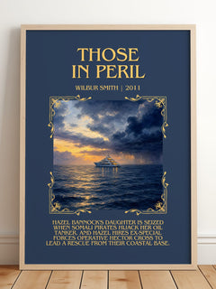 Those in Peril Minimalist Book Poster by Wilbur Smith – image 2