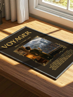 Voyager Minimalist Book Poster by Diana Gabaldon – image 4