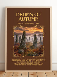 Drums of Autumn Minimalist Book Poster by Diana Gabaldon – image 2