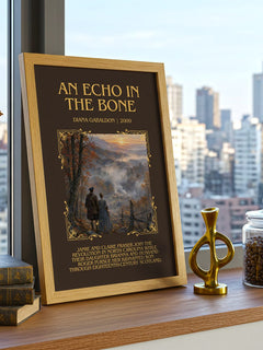An Echo in the Bone Minimalist Book Poster by Diana Gabaldon – image 3