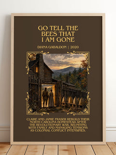 Go Tell the Bees That I Am Gone Minimalist Book Poster by D. Gabaldon – image 2