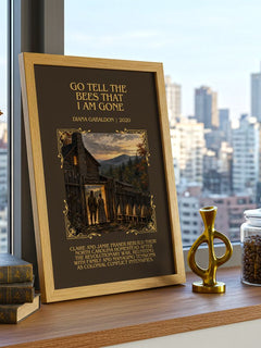 Go Tell the Bees That I Am Gone Minimalist Book Poster by D. Gabaldon – image 3