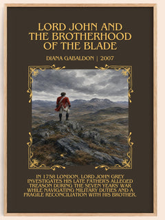 Lord John and the Brotherhood of the Blade Minimalist Book Poster – – image 1
