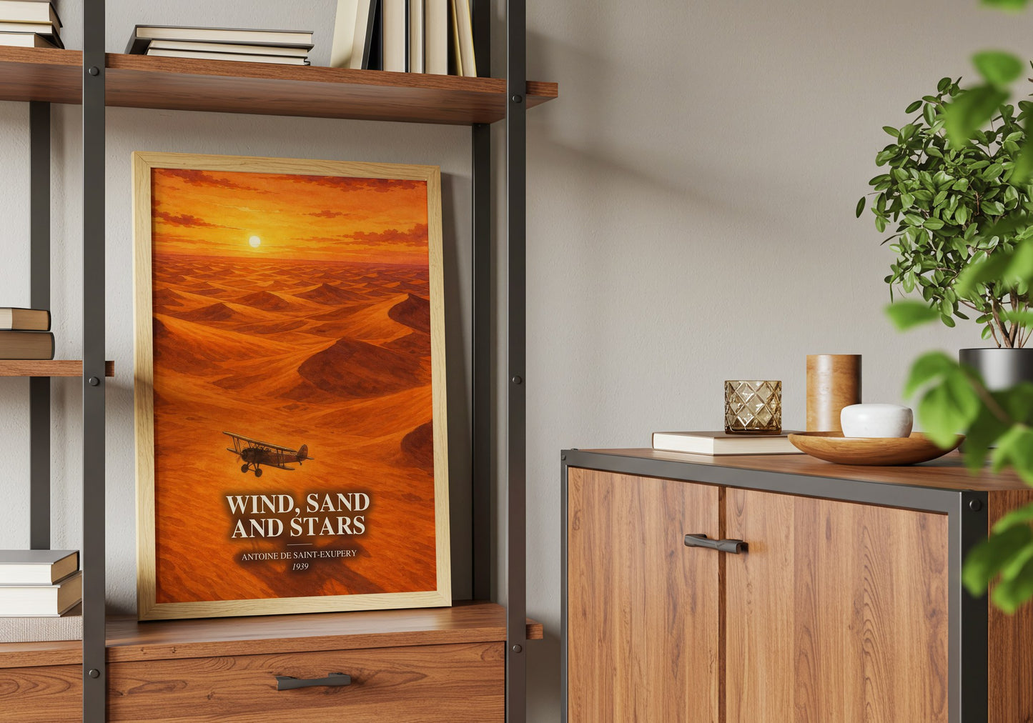 Wind, Sand And Stars book watercolour illustration paper finish options – matte satin gloss