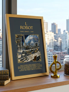 I, Robot Minimalist Book Poster by Isaac Asimov – image 3