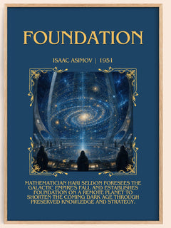 Foundation Minimalist Book Poster by Isaac Asimov – image 1