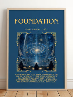 Foundation Minimalist Book Poster by Isaac Asimov – image 2