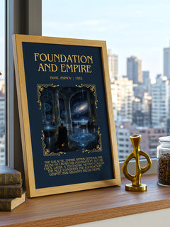Foundation and Empire Minimalist Book Poster by Isaac Asimov – image 3
