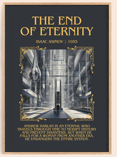 The End of Eternity Minimalist Book Poster by Isaac Asimov – image 1