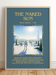 The Naked Sun Minimalist Book Poster by Isaac Asimov – image 2