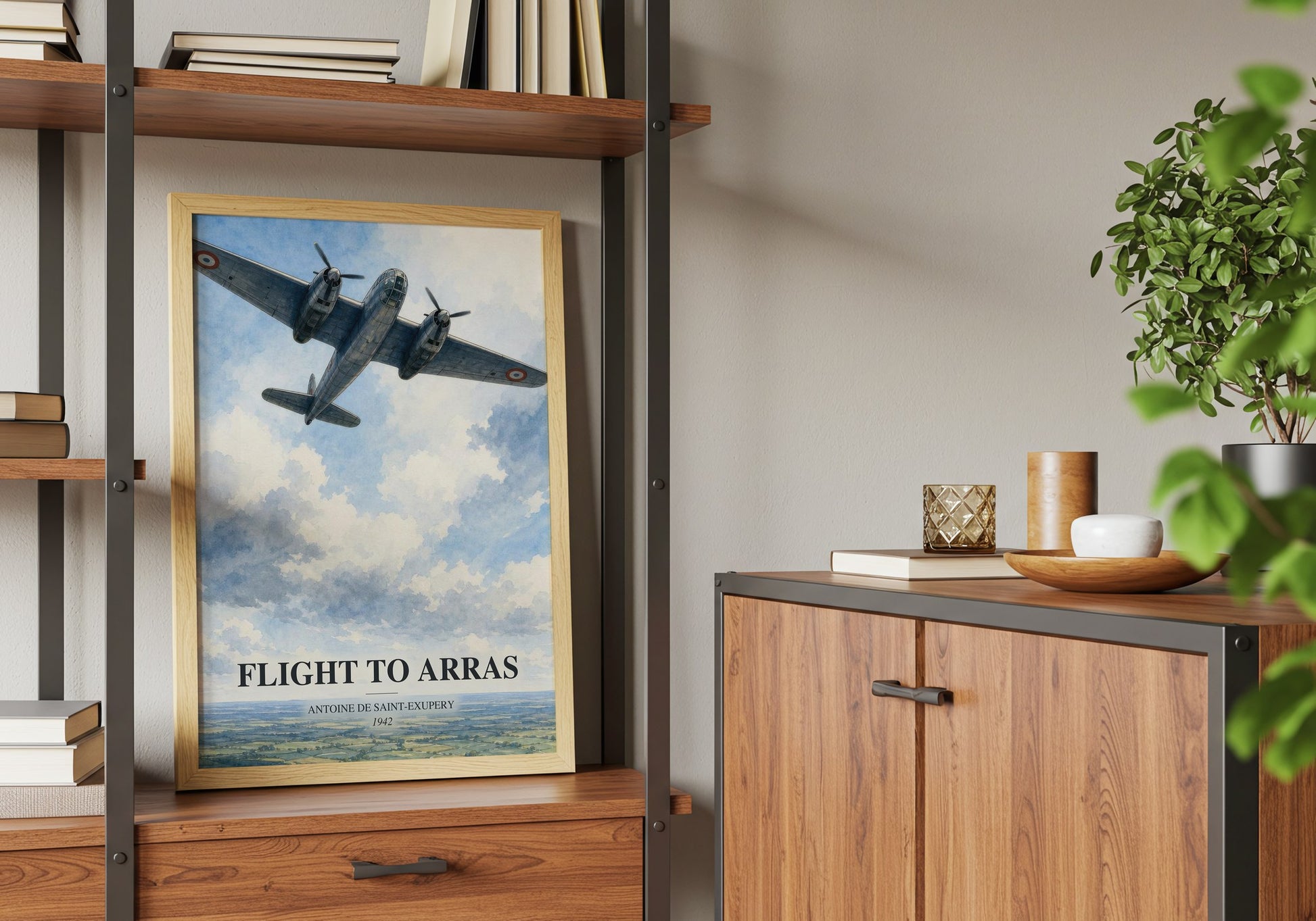 Flight To Arras book watercolour illustration paper finish options – matte satin gloss