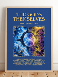 The Gods Themselves Minimalist Book Poster by Isaac Asimov – image 2