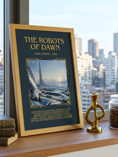 The Robots of Dawn Minimalist Book Poster by Isaac Asimov – image 3