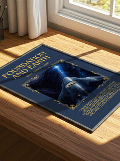 Foundation and Earth Minimalist Book Poster by Isaac Asimov – image 4