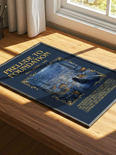Prelude to Foundation Minimalist Book Poster by Isaac Asimov – image 4