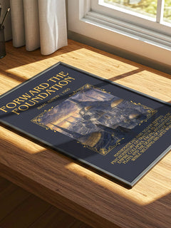 Forward the Foundation Minimalist Book Poster by Isaac Asimov – image 4