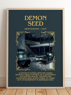 Demon Seed Minimalist Book Poster by Dean Koontz – image 2
