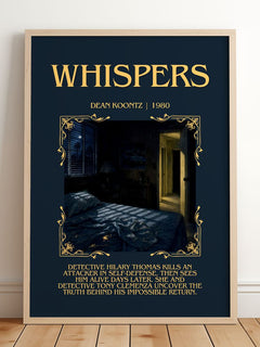 Whispers Minimalist Book Poster by Dean Koontz – image 2