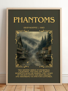 Phantoms Minimalist Book Poster by Dean Koontz – image 2