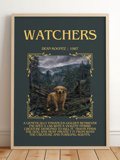 Watchers Minimalist Book Poster by Dean Koontz – image 2