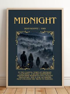 Midnight Minimalist Book Poster by Dean Koontz – image 2