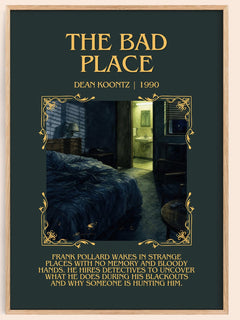 The Bad Place Minimalist Book Poster by Dean Koontz – image 1