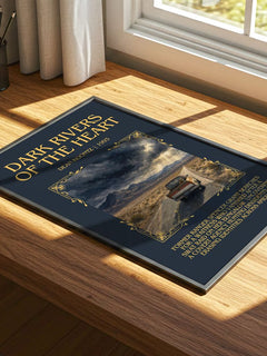 Dark Rivers of the Heart Minimalist Book Poster by Dean Koontz – image 4