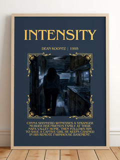 Intensity Minimalist Book Poster by Dean Koontz – image 2