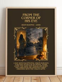 From the Corner of His Eye Minimalist Book Poster by Dean Koontz – image 2