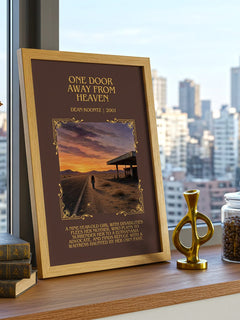 One Door Away from Heaven Minimalist Book Poster by Dean Koontz – image 3