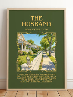 The Husband Minimalist Book Poster by Dean Koontz – image 2