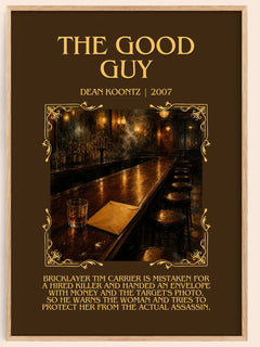 The Good Guy Minimalist Book Poster by Dean Koontz – image 1