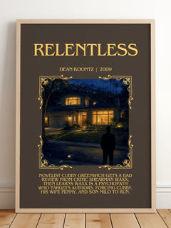 Relentless Minimalist Book Poster by Dean Koontz – image 2