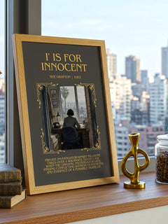I' Is for Innocent Minimalist Book Poster by Sue Grafton – image 3
