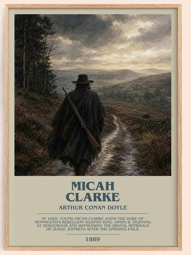Micah Clarke Bookish Wall Art by Arthur Conan Doyle
