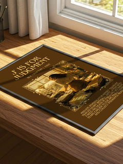 J' Is for Judgment Minimalist Book Poster by Sue Grafton – image 4