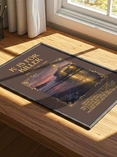K' Is for Killer Minimalist Book Poster by Sue Grafton – image 4