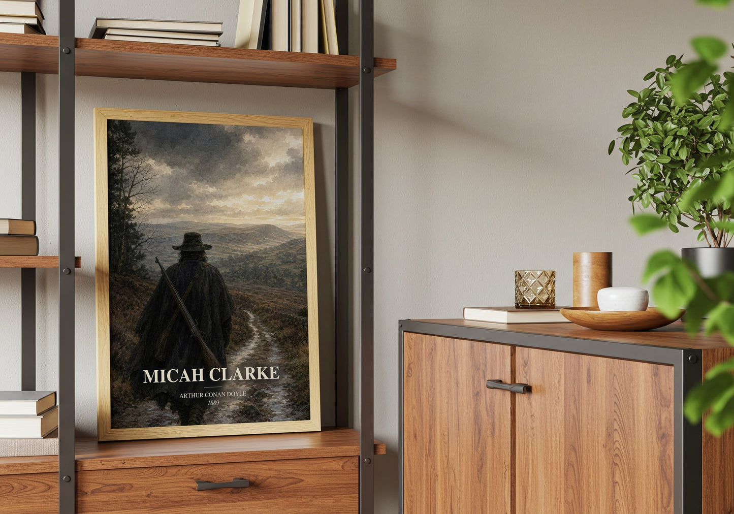 Micah Clarke book watercolour illustration paper finish options – matte satin gloss