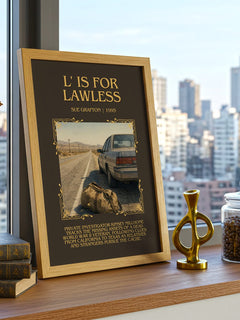 L' Is for Lawless Minimalist Book Poster by Sue Grafton – image 3